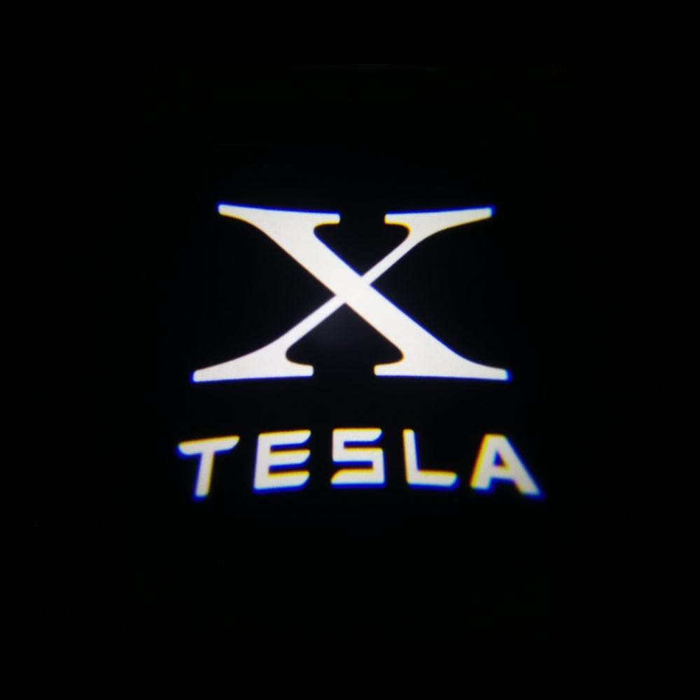 Tesla Model X Premium Door Puddle Lights Various Designs 2016–2021