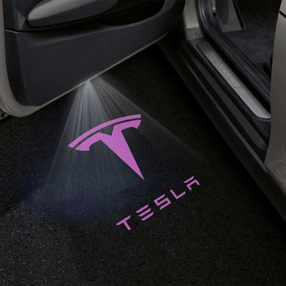 Tesla Model Y Juniper Premium Door Puddle Lights Various Designs 2025–2026