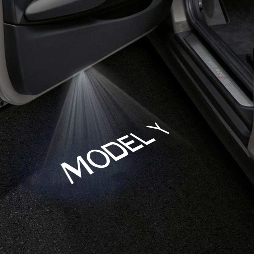 Tesla Model Y Juniper Premium Door Puddle Lights Various Designs 2025–2026
