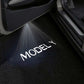 Tesla Model Y Premium Door Puddle Lights Various Designs 2020–2024