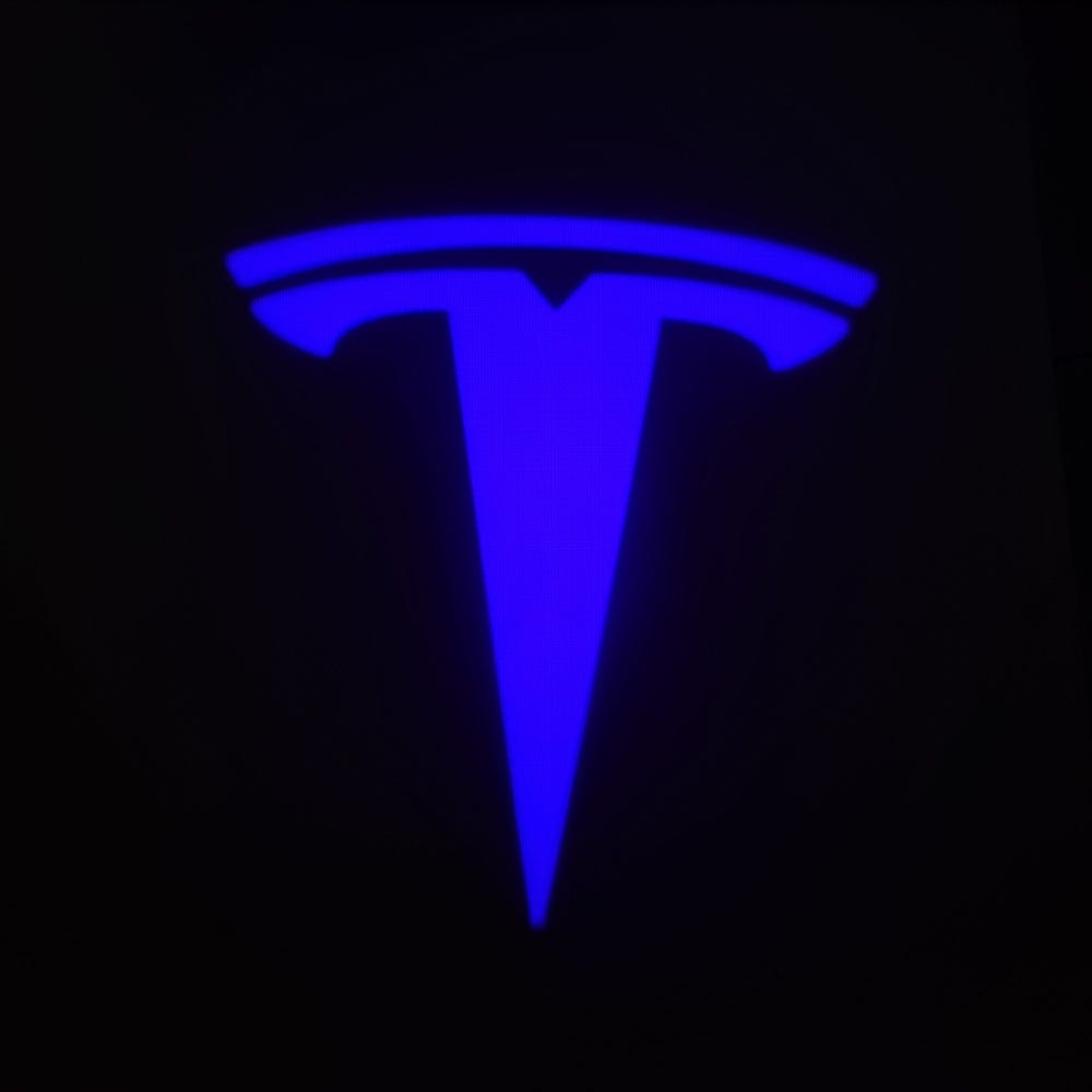Tesla Model 3 Premium Door Puddle Lights Various Designs 2017–2023