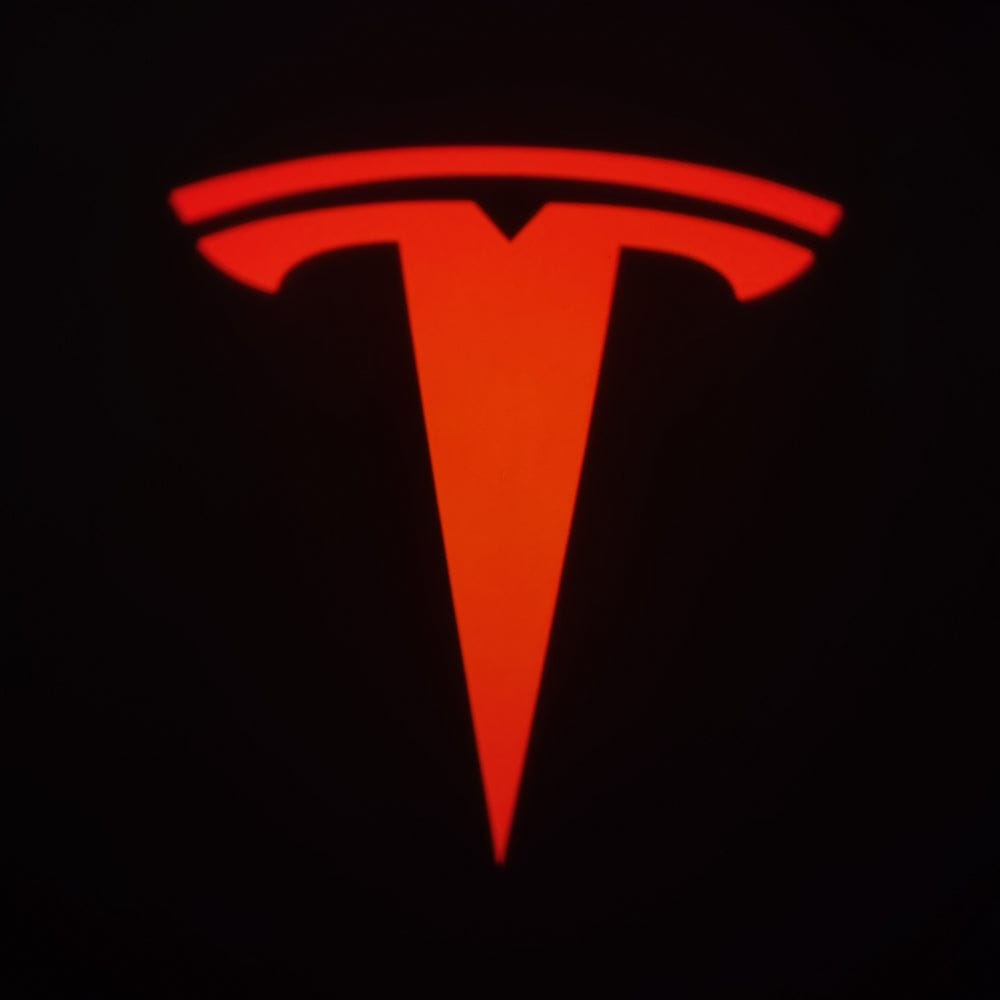 Tesla Model X Premium Door Puddle Lights Various Designs 2022-2026