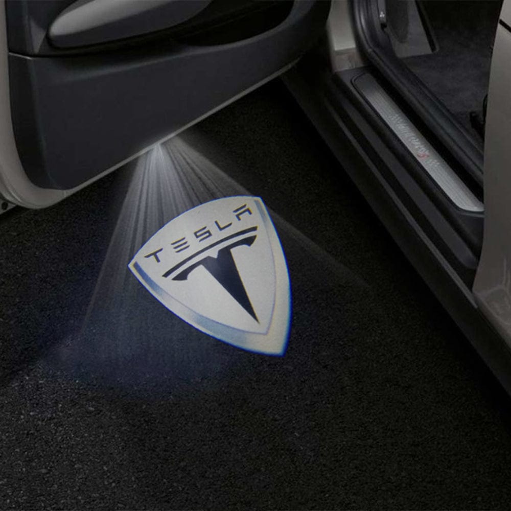 Tesla Model Y Premium Door Puddle Lights Various Designs 2020–2024