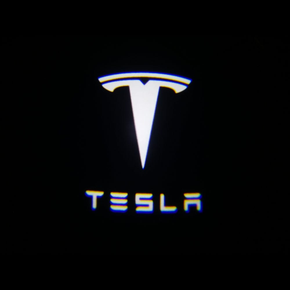 Tesla Model X Premium Door Puddle Lights Various Designs 2016–2021