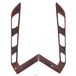 Carbon Fiber Rear Window Trim Cover Set for Chevrolet Corvette C8 Coupe