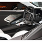 Dry Carbon Fiber Interior Door Bow Cover Trim for Chevrolet Corvette C8