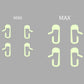 Glow-in-the-Dark Door Handle Stickers for Model 3 (8-Pack) | 2 Colors | Easy Find