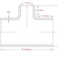 HPS Performance Products HPS 1-3/4" Silicone T Hose Coupler Adapter with 1" Branch, High Temp 4-ply Reinforced