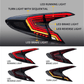 Toyota CHR / C-HR Smoked Full LED Tail Lights (2018-2020)