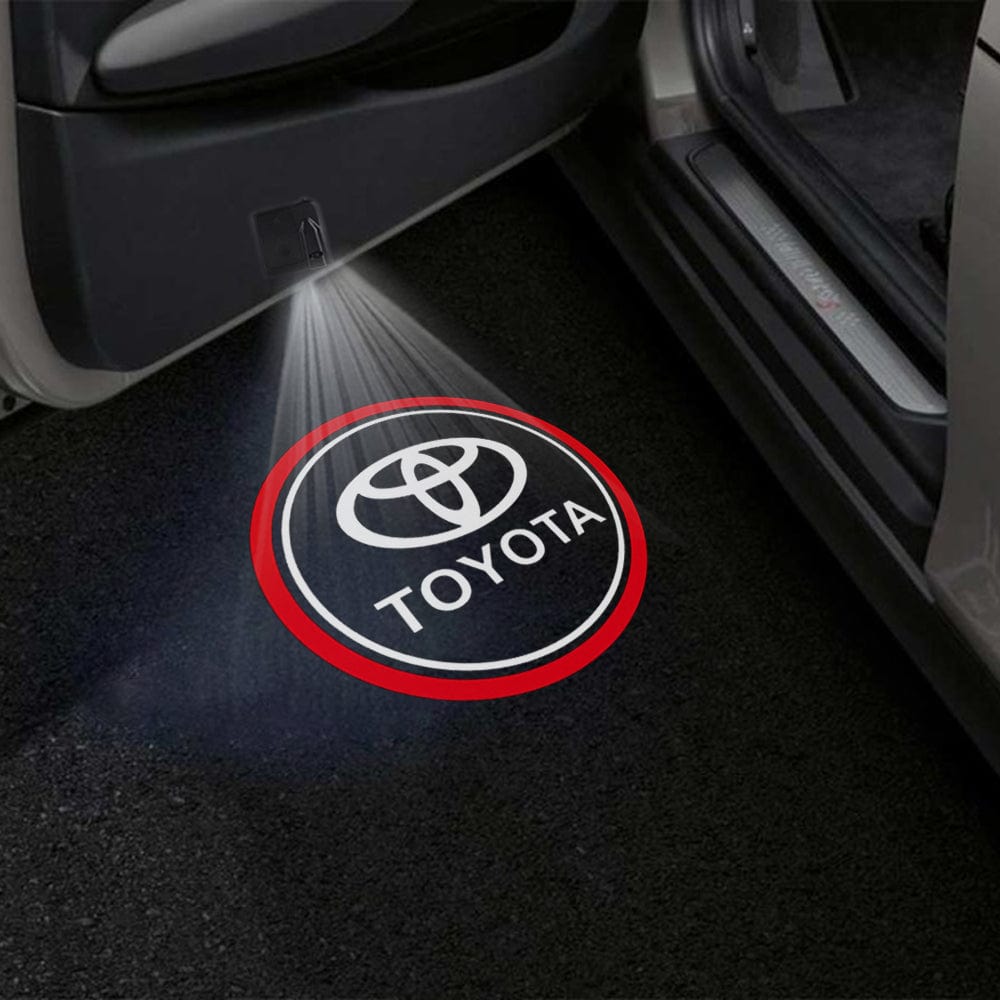 Toyota Auris Door Stick On Puddle Lights Various Designs 2006-2018