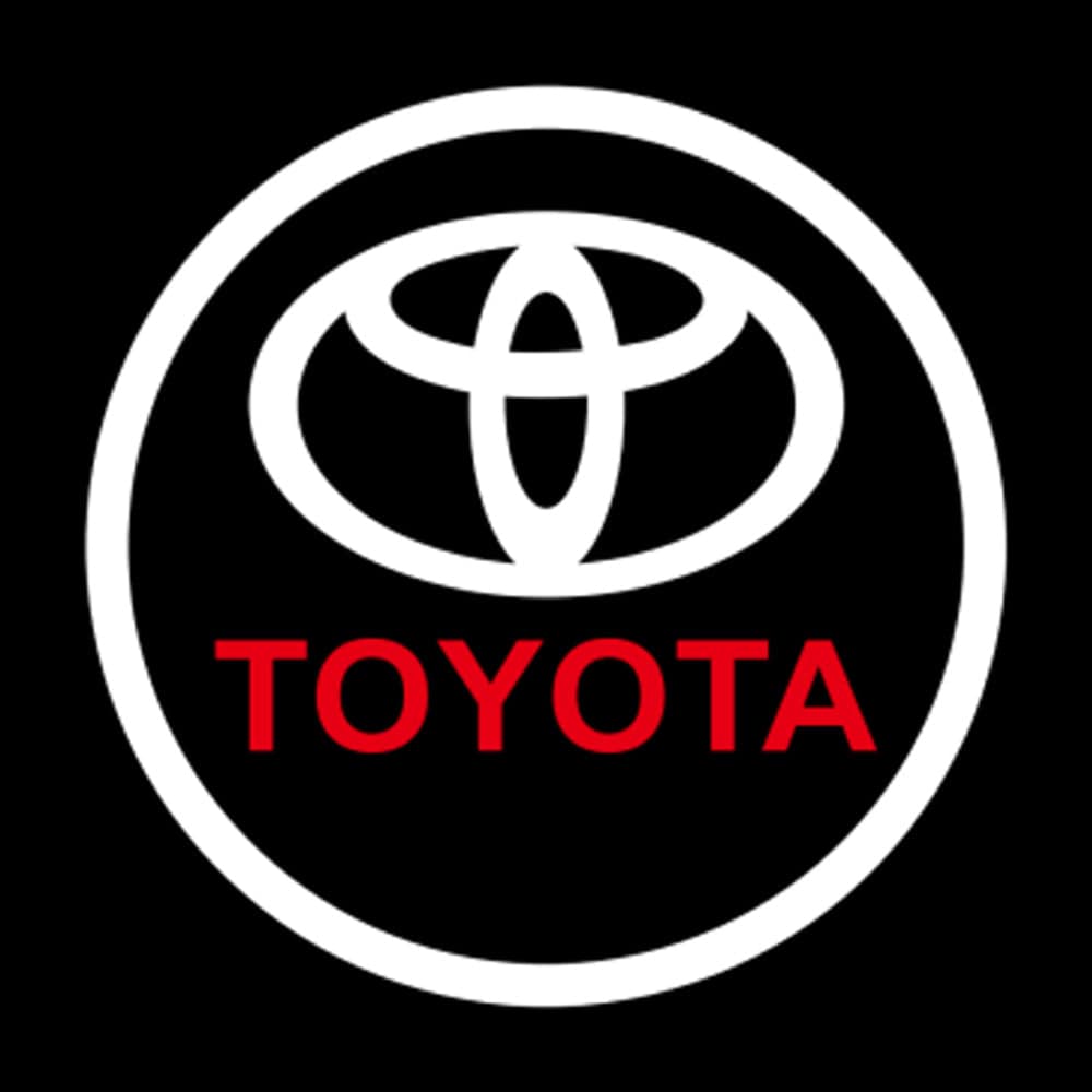 Toyota Belta XP90 Door Stick On Puddle Lights Various Designs 2006-2016