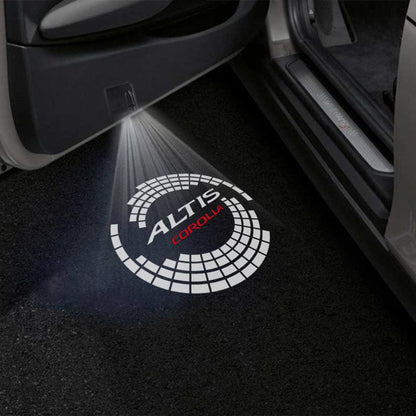 Toyota Corolla 9th Gen E120 Door Stick On Puddle Lights Various Designs 2003-2008