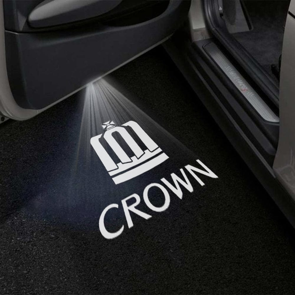 Toyota Crown 15th/16th Gen Premium Door Puddle Lights Various Designs 2018–2026