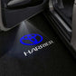 Toyota Harrier 3rd/4th Gen Premium Door Puddle Lights Various Designs 2014-2026