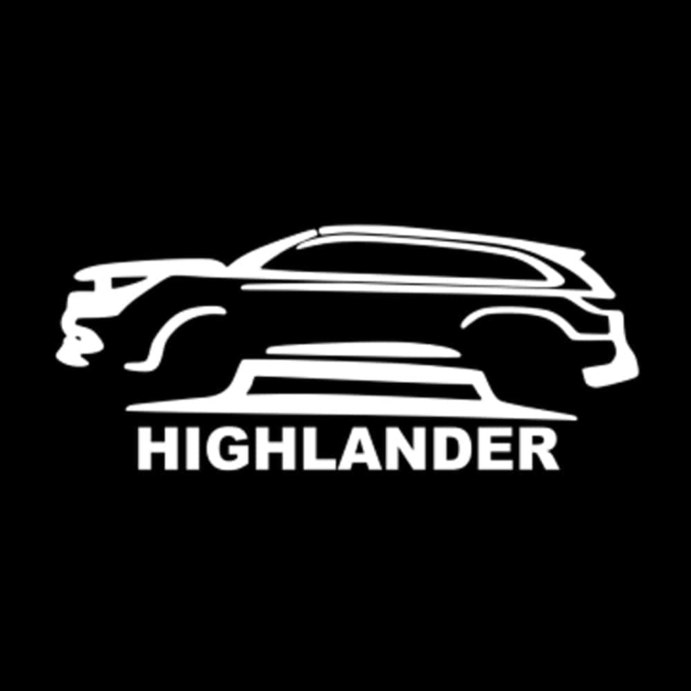 Toyota Highlander Premium Door Puddle Lights Various Designs 2008-2026