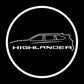 Toyota Highlander Premium Door Puddle Lights Various Designs 2008-2026