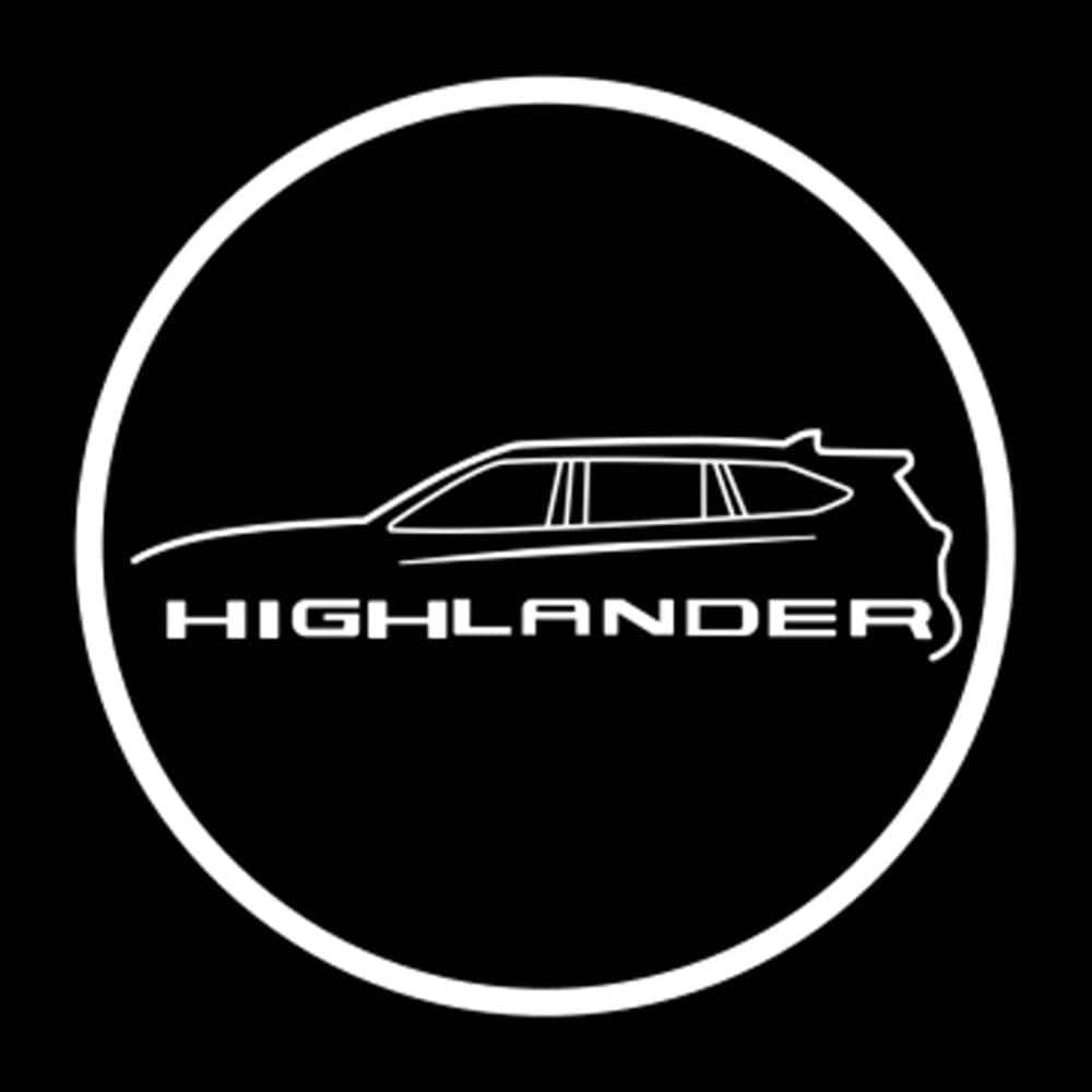 Toyota Highlander Premium Door Puddle Lights Various Designs 2008-2026
