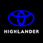 Toyota Highlander Premium Door Puddle Lights Various Designs 2008-2026