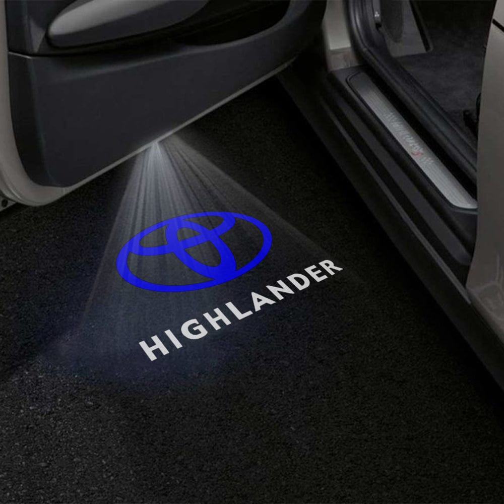Toyota Highlander Premium Door Puddle Lights Various Designs 2008-2026
