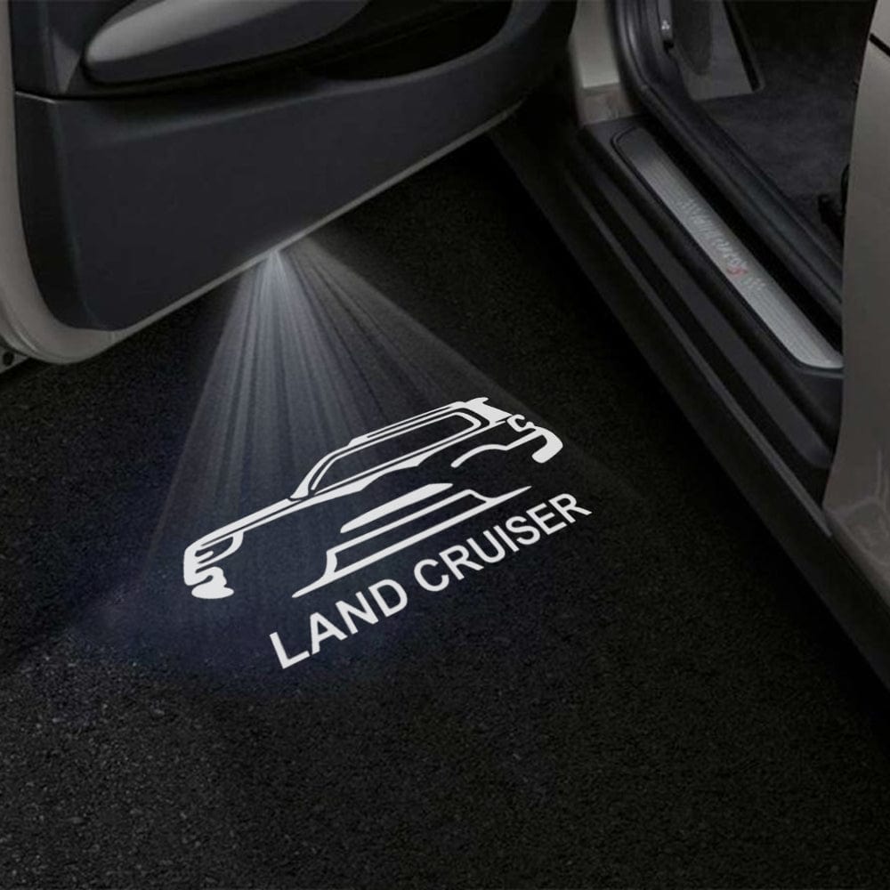 Toyota Prado 4th/5th Gen Premium Door Puddle Lights Various Designs 2010-2026