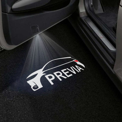Toyota Previa 2nd Gen XR30/XR40 Door Stick On Puddle Lights Various Designs 2000-2005