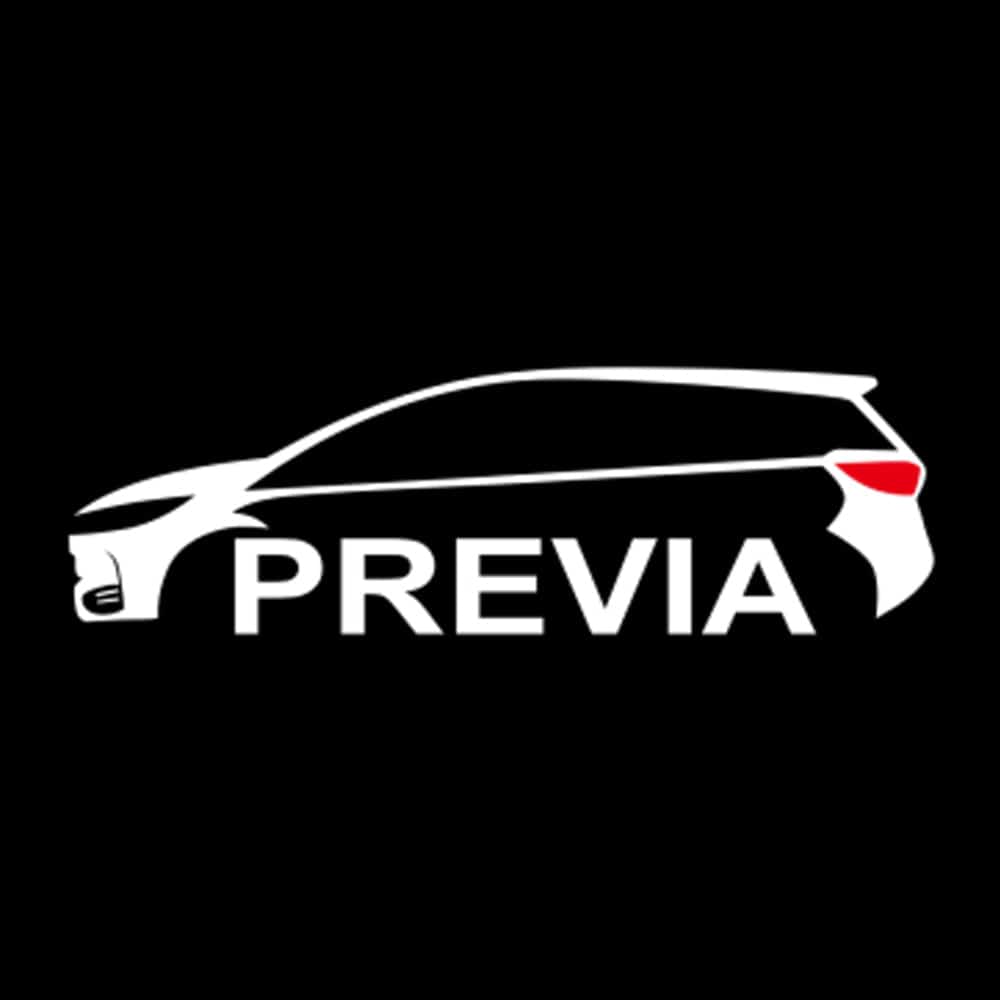 Toyota Previa 3rd Gen XR50 Premium Door Puddle Lights Various Designs 2006-2019