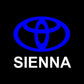Toyota Sienna 3rd/4th Gen Premium Door Puddle Lights Various Designs 2011-2026