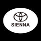 Toyota Sienna 3rd/4th Gen Premium Door Puddle Lights Various Designs 2011-2026