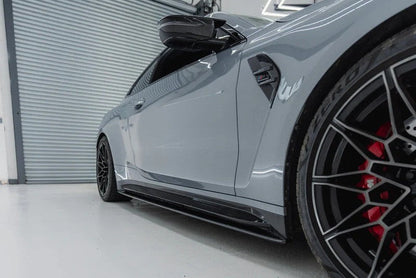 TREVORA G82 / G83 M4 Pre-Preg Carbon Fiber PR-1 Side Skirts