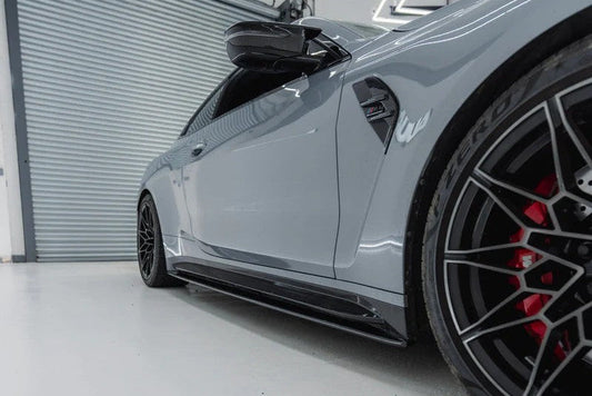 TREVORA G82 / G83 M4 Pre-Preg Carbon Fiber PR-1 Side Skirts