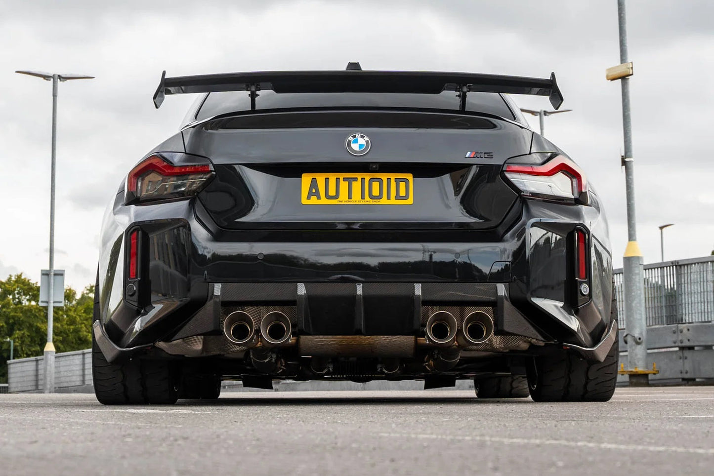 TREVORA G87 M2 Carbon Rear Bumper Winglet Set