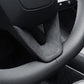Alcantara Steering Wheel Panel for Model 3 Highland / Y Juniper | 2 Options