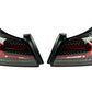 OLM Evolution Tail Lights (Clear Lens, Black Base, Red Bar) - 2015-2021 WRX / STI