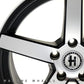 19x8.5 19x9.5 Satin Black Hayame Wheel Rims Machined Face Staggered