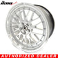Universal 18x9In 5x100 Hyper Silver Hayame Performance Wheel Rims