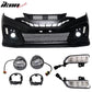 2015-2016Â Honda Fit GK5 Jazz Front Bumper Conversion DLR Foglight PP