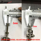 Universal 2PC 8-10.6" Front Bumper Splitter Strut Rods Stainless Steel