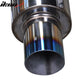 Universal Fitment 4'' N1 Style Rear Muffler Exhaust Tip Titanium Burnt