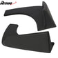 Universal Fitment Textured Black Front Rear Bumper Lip Splitters PP