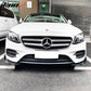 Universal Gloss Black Front Lip Splitter Chin Spoiler Air Dam 2PC