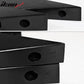 Universal Unpainted Rear Bumper Lip Diffuser Shark Fins ABS 4PC