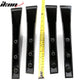 Universal Unpainted Rear Bumper Lip Diffuser Shark Fins ABS 4PC