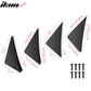 Universal Unpainted Rear Bumper Lip Diffuser Shark Fins ABS 4PC
