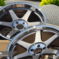 Volk Racing TE37SL 19x9.5 +22 / 19x10.5 +35 5x112 Pressed Graphite - A90 Supra / BMW G2x (Set of 4)