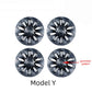 Valve Stem Caps 4 Pack Fit Suitable for Tesla 3/Y/S/X 2017-ON