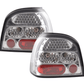 Volkswagen Golf 3 1HXO Chrome Clear LED Taillights Set (1992 - 1997)