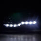 Volkswagen Golf 4 Black LED Headlights with Daytime Running Lights (1997 - 2003)