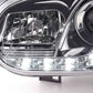 Volkswagen Golf 4 Chrome LED Headlights with Daytime Running Lights (1997 - 2003)