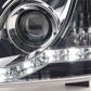 Volkswagen Golf 4 Chrome LED Headlights with Daytime Running Lights (1997 - 2003)