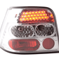 Volkswagen Golf 4 Type 1J Chrome Clear LED Taillights Set (1998 - 2002)